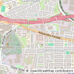 Map of Glasgow, Lanarkshire