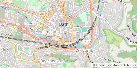 Map of Bath