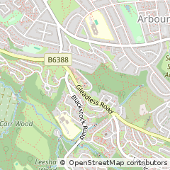 Map of Sheffield