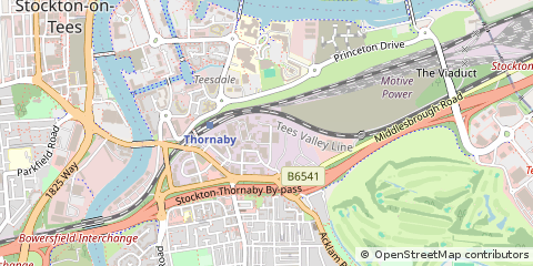 Map of Stockton-on-Tees