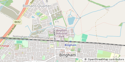 Map of Nottingham, Nottinghamshire