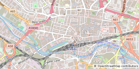 Map of Leeds