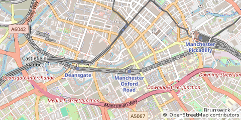 Map of Manchester