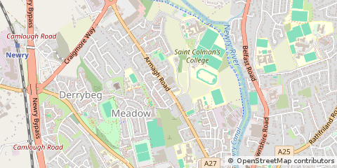 Map of 52 Armagh Road, Newry