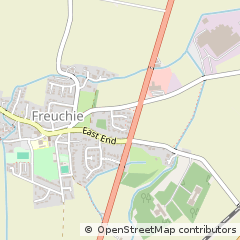 Map of Cupar, Fife