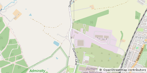 Map of Stockton-on-Tees, Cleveland