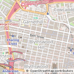 Map of Glasgow, Renfrewshire
