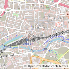 Map of Leeds, West Yorkshire