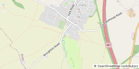 Map of Leicester
