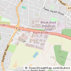Map of Rayleigh, Essex
