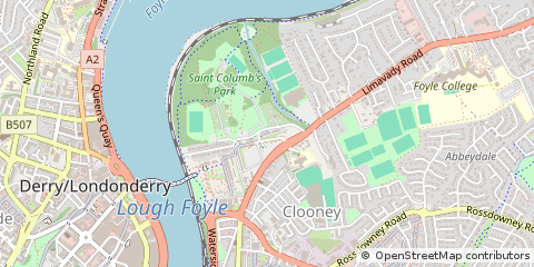 Map of Ebrington, CO. Derry