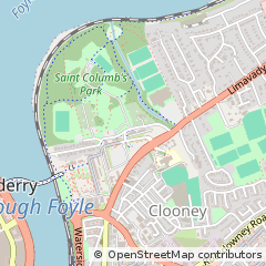 Map of Ebrington, CO. Derry