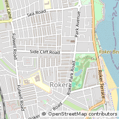 Map of Sunderland, Tyne & Wear