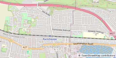 Map of Fareham