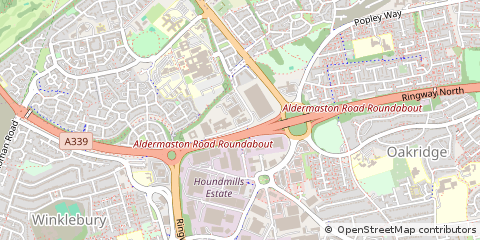 Map of Basingstoke