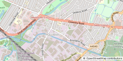 Map of Birmingham