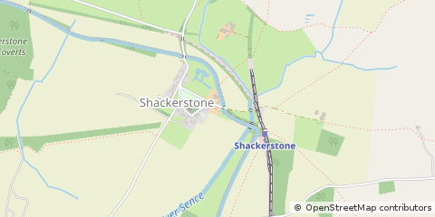 Map of Nuneaton, Warwickshire