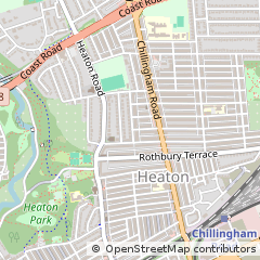 Map of Newcastle Upon Tyne