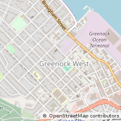 Map of Greenock
