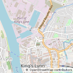 Map of Kings Lynn, Norfolk