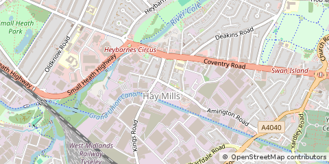 Map of Birmingham