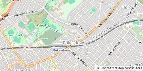 Map of Bournemouth