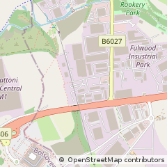 Map of Sutton in Ashfield, Nottinghamshire