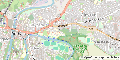 Map of Durham