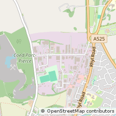 Map of Denbigh, Denbighshire