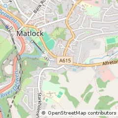 Map of Matlock, Derbyshire