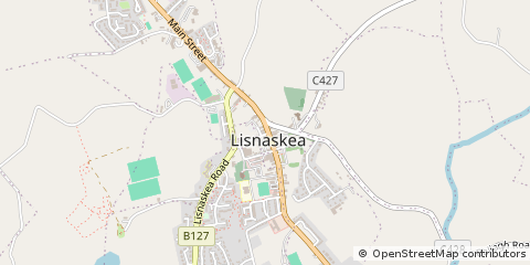 Map of Lisnaskea, Co Fermanagh