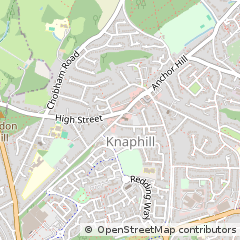 Map of Woking, Surrey