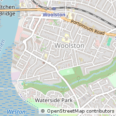 Map of Southampton, Hampshire