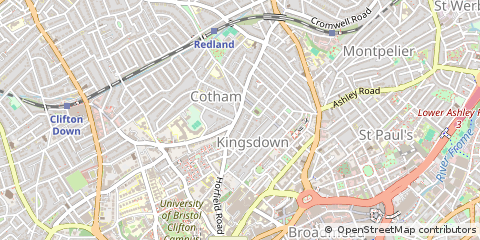 Map of Bristol