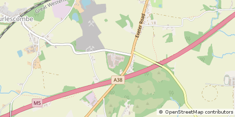 Map of Burlescombe, Devon