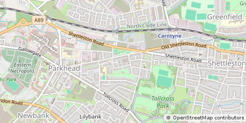 Map of Glasgow