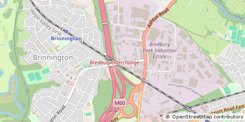 Map of Stockport