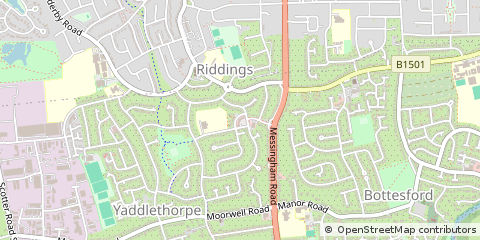 Map of Scunthorpe
