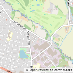 Map of Wigan, Lancashire