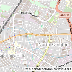 Map of Leicester