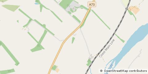 Map of Biggar, Lanarkshire
