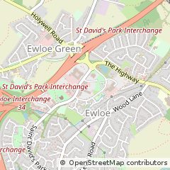 Map of Ewloe, Deeside