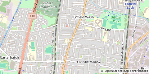 Map of Enfield
