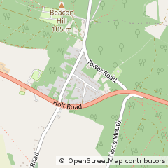 Map of Aylmerton, Norfolk