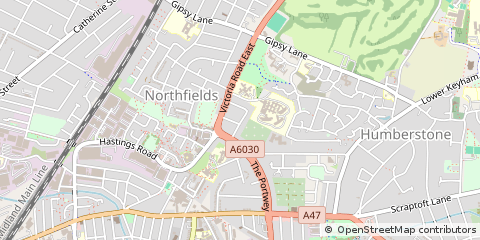 Map of Leicester