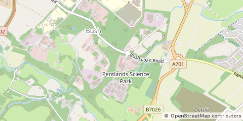 Map of Penicuik