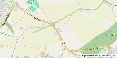 Map of Chippenham, Wiltshire
