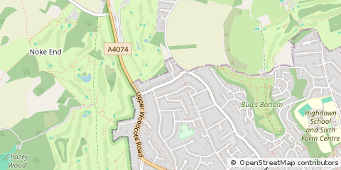 Map of Reading