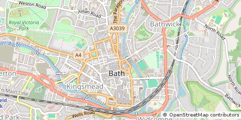 Map of Bath