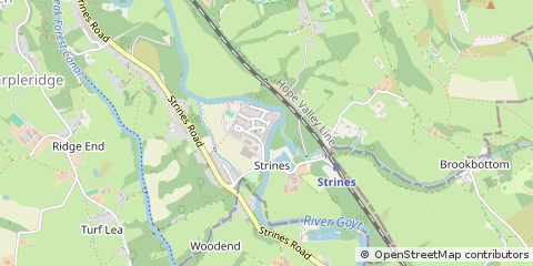 Map of Stockport, Chesire